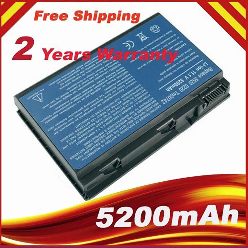 Аккумулятор для ноутбука ACER Extensa 5620 5620G 5420 5430 7620 6 ячеек|grape32 battery|battery for acerlaptop battery |