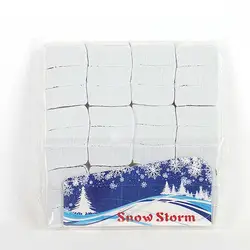 Новые фокусы белый снег Бумага Волшебная сцена поставки небольшой бумага для снежинок бумага Snow Storm игрушки-реквизиты 3,4 см * 2,4 см