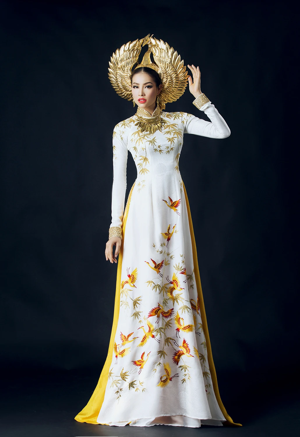 Customized Aodai Vietnam Clothing Cheongsam Aodai Vietnam Dress