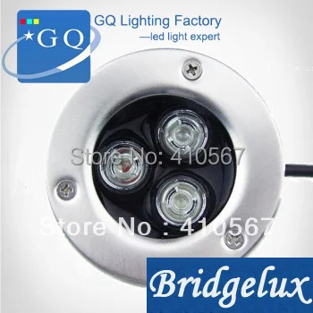 

50pcs/lot DHL UPS TNT Fedex 3W LED underwater light lamp DC12V 24V IP68waterproof lighting lamp pool pond light lamp lighting