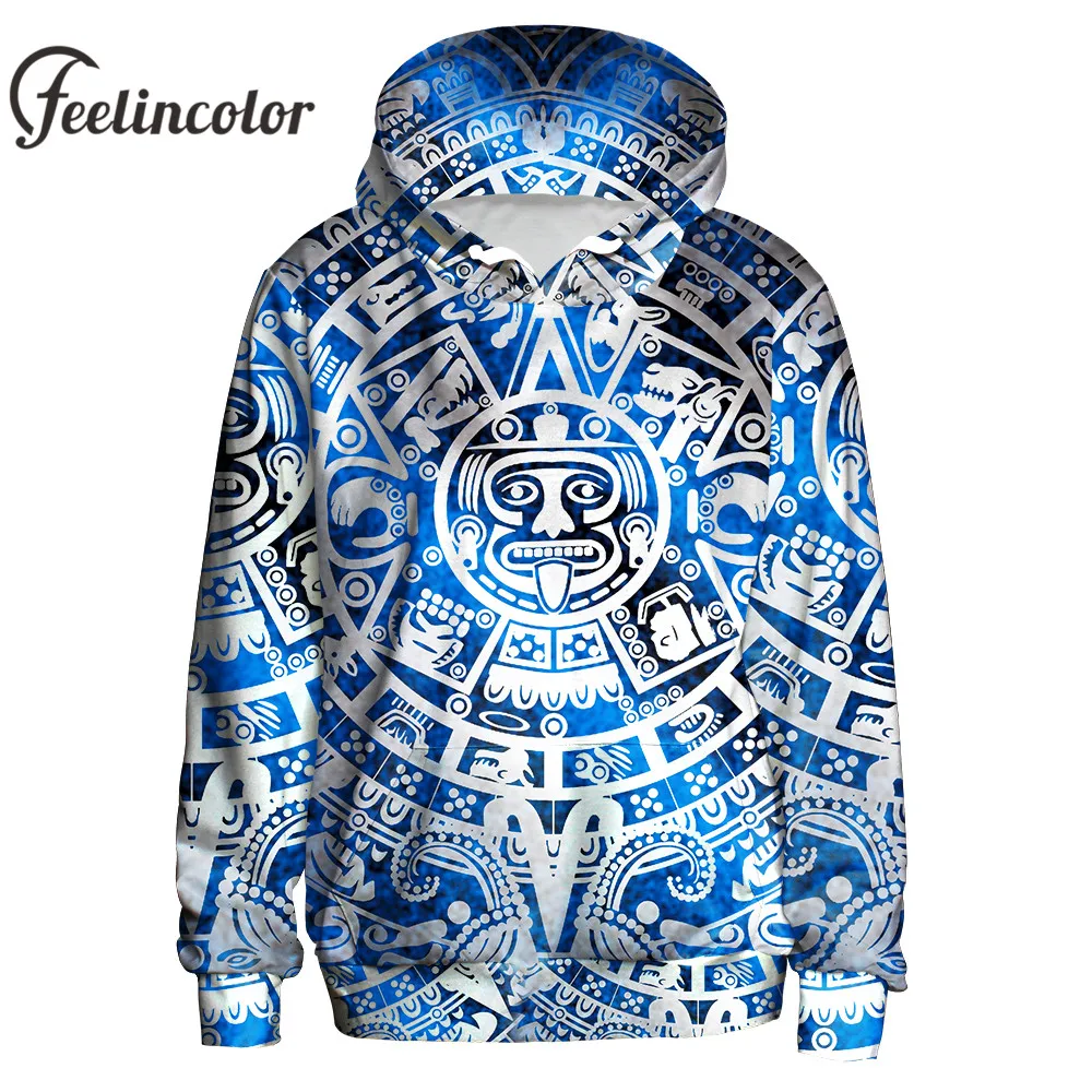 Feelincolor 2018 Mens Hoodies 3D Printed Tribal Hoodie ...