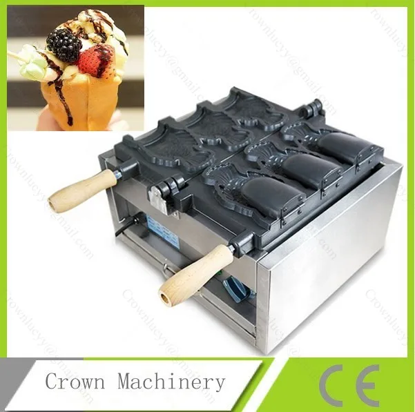 110 В/220 В машина для производства мороженого taiyaki японская с открытым ртом|machine