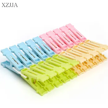 

XZJJA 20Pcs/Pack Plastic Clothes Pegs Cute Bear Laundry Hanging Pins Clips Household Clothespins Cartoon Photo Paper Peg Clamp