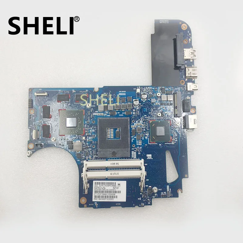 SHELI для hp Envy 14 14-2000 материнская плата HM65 6050A2443401 654173-001 аккумулятор большой емкости