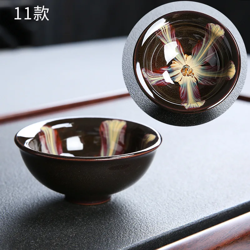 

Ceramic master gold placer single cup tea bowl kung fu tea set tea cups bubble cups home high-end tea set gifts
