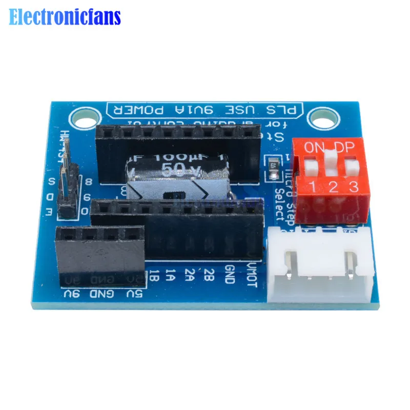 3D Printer A4988 DRV8825 Stepper Motor Driver Control Panel Board Expansion Board Module V1.1 Active Component