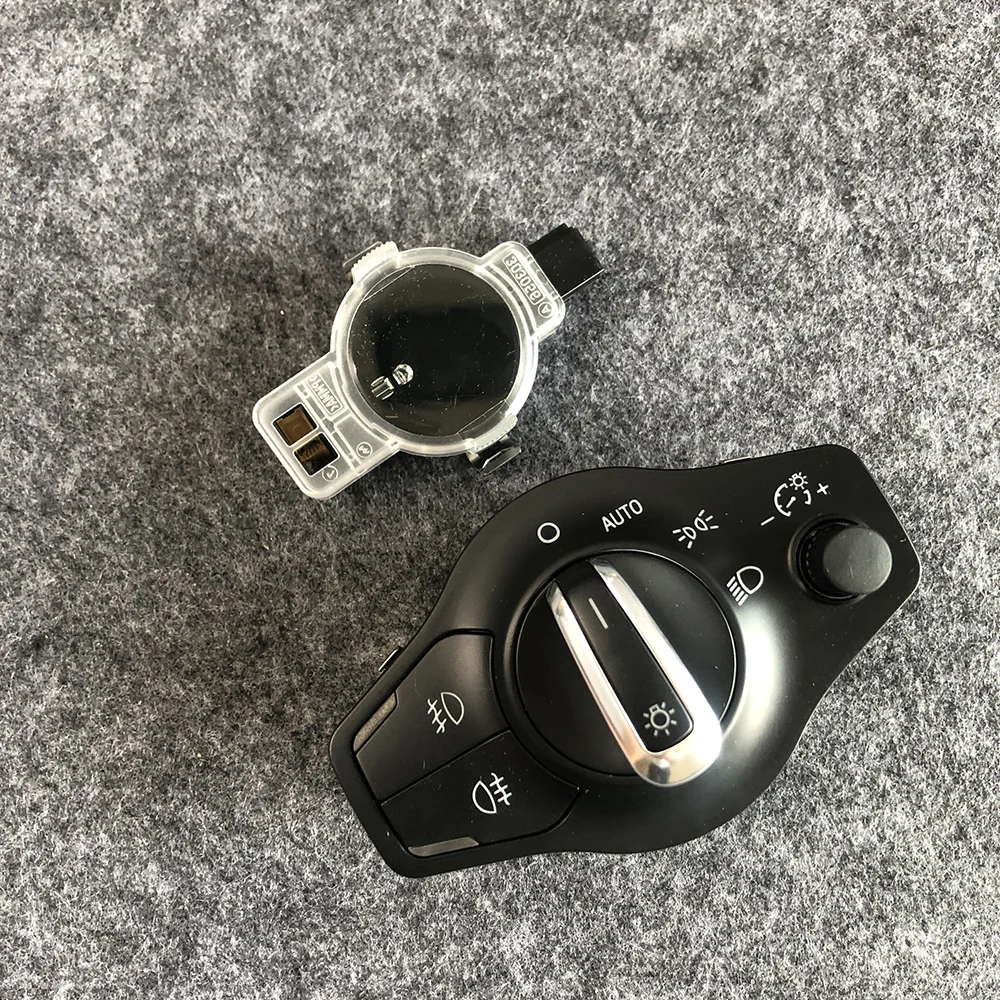 

Chrome AUTO Headlight Fog Light Switch Control Rain Sensor For Audi A4 2009-2014 B8 S4 A5 S5 Q5 2009-2014 8K0941531AS 8UD955559B