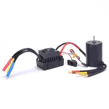 Водонепроницаемый 5200KV 3650 безщеточный & 60A ESC для 1/10 RC Car лодка Гусеничный