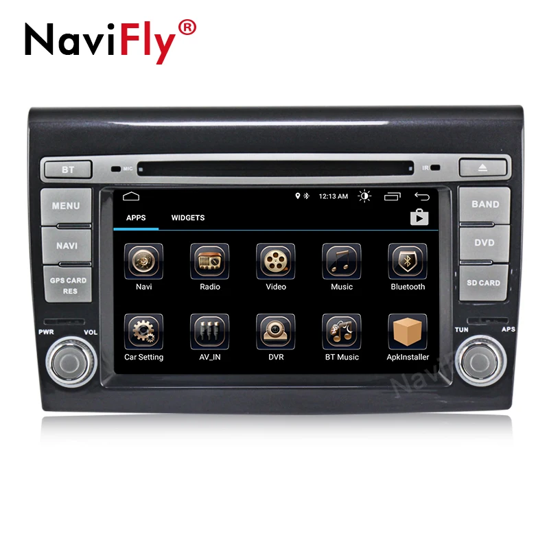 Cheap NaviFly 7inch Android8.1 Car radio gps cassette For Fiat/Bravo 2007-2012 Car audio USB SD free map with wifi 4G radio FM AM 1