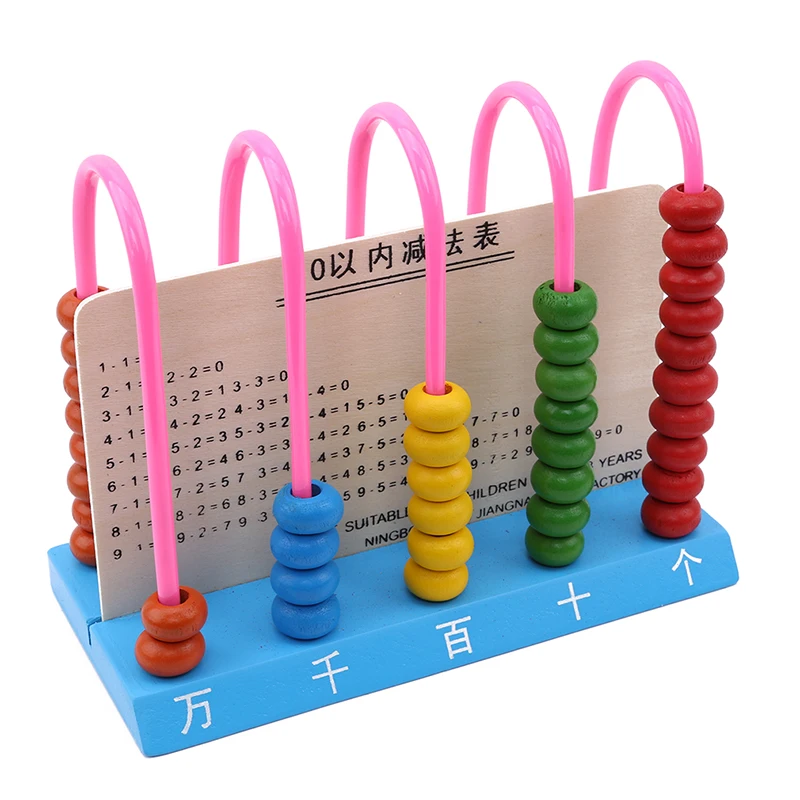 Обучающие деревянные счеты Детские счетные цифры рамки расчет счетчик калькулятор математические счетные игрушки для детей