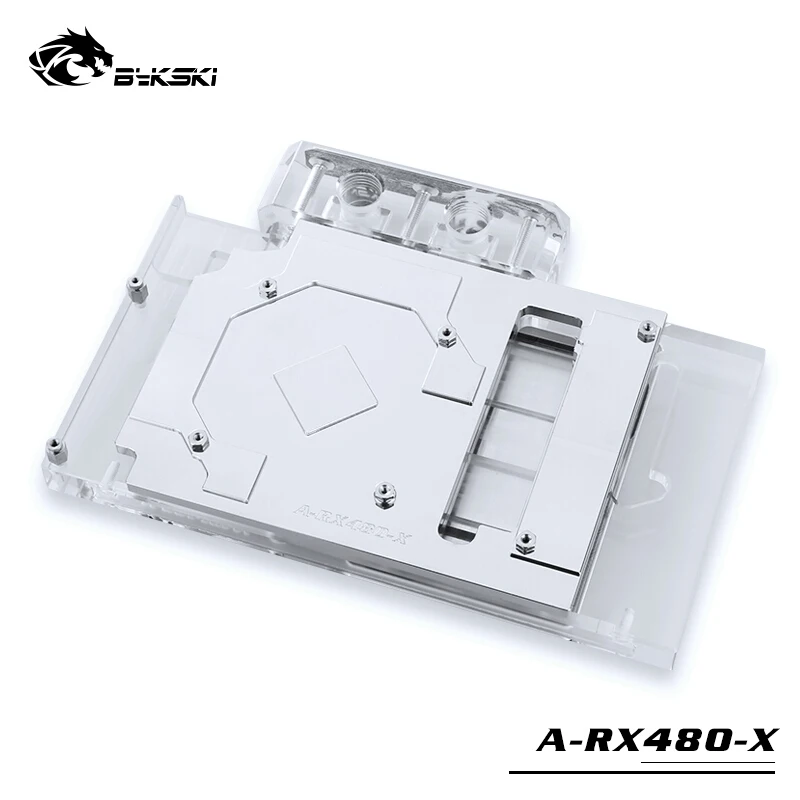 Водяной блок Bykski для AMD регламентная версия RX480/GV RX480D5 8GD B графическая карта с