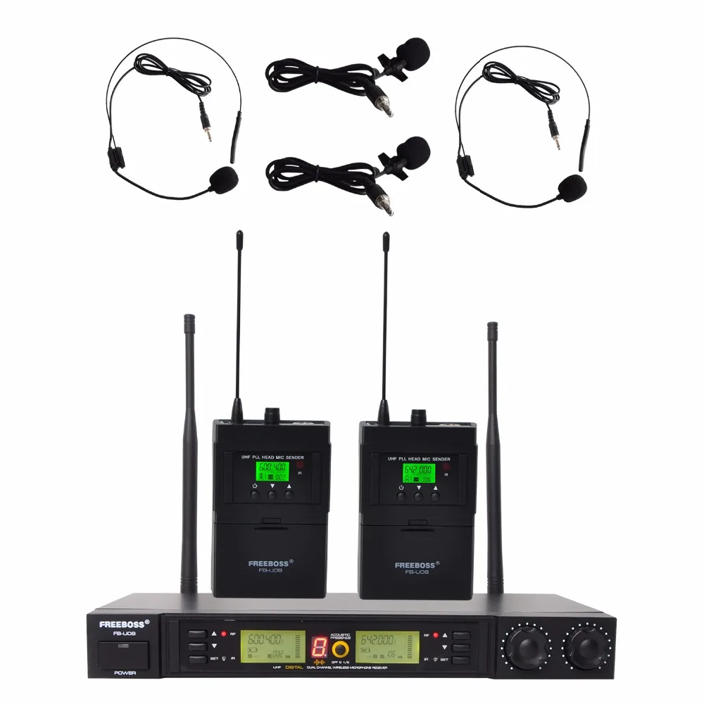 Freeboss FB-U08 2 Way 200 Channels PLL IR UHF