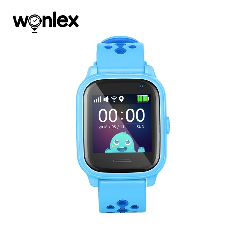 

Wonlex Smart Watches Baby Camera Watch Kids 2G KT04 WIFI GPS Anti-Lost Location Tracker Waterproof Locator Students Alarm Clock