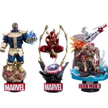 

Avengers Endgame Infinity 4 Action Figures Toys for Children Legends Iron Man Thanos Spider Man Model