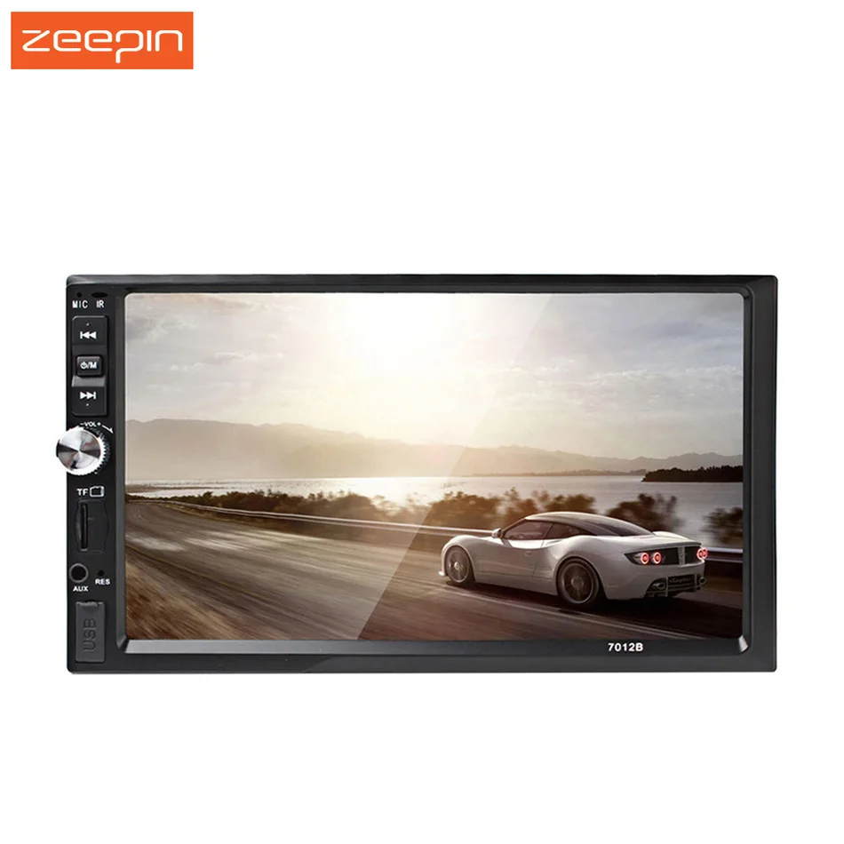 

7012B 7 Inch Bluetooth TFT Screen Car Audio Stereo MP5 Player 12V Auto 2-Din Support AUX FM USB SD MMC Support for JPEG,WMA,MP4