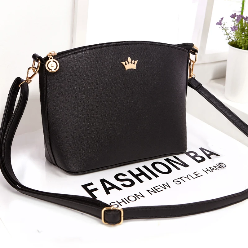 Bomlight Women Crossbody Shoulder Bags Casual Small Imperial Crown Bomlight Women Crossbody Shoulder Bags Casual Small Imperial Crown Candy Color Handbags New Fashion Clutches Las Party Purse In Top Handle From