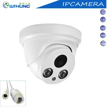 Hot Network IP Camera 1.0MP 720P CMOS POE module CCTV Surveillance dome Cam intdoor 2 Array IR Lamp for security monitor camera