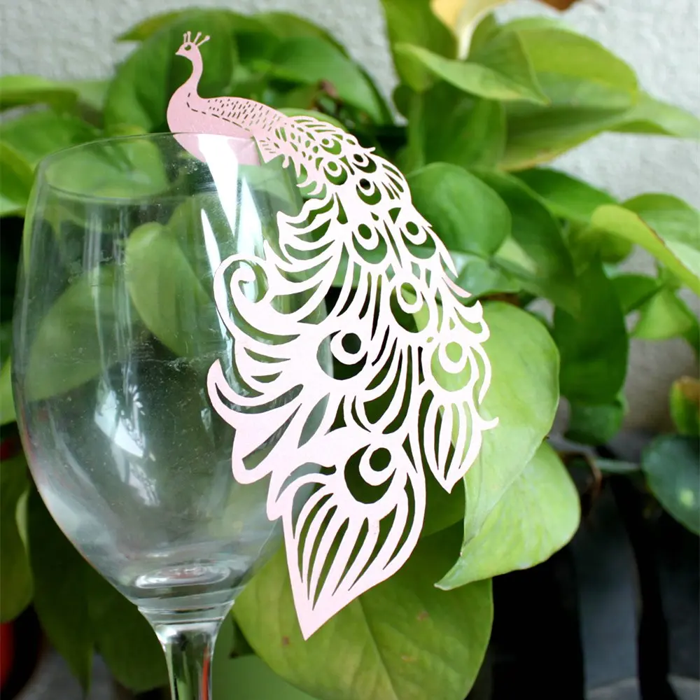 50pcs-Peacock-Laser-Cut-Wine-Glass-Card-Name-Place-Escort-Cup-Cards-Wedding-Baby-Shower-Birthday (2)