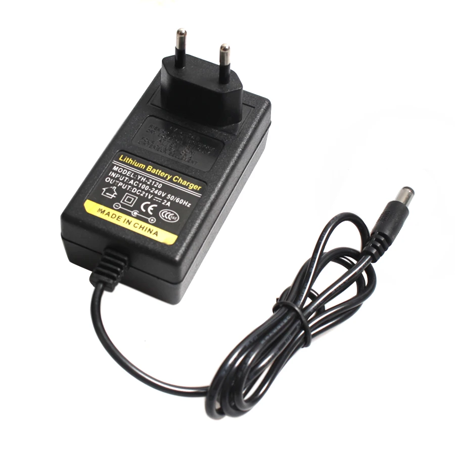 16.8V 2A 21V 1A 12.6V 1.5A 8.4V 2A 18650 Lithium Battery Cha DC 5.5MM*2.1MM 110-220V Lithium Li-ion Battery Wall_voghion.com