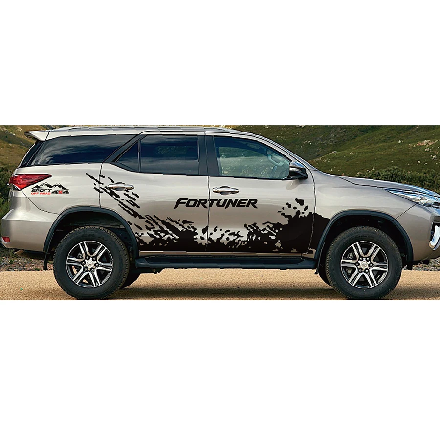 for toyota FORTUNER 2015on customize car accessory decal4pc sidebody