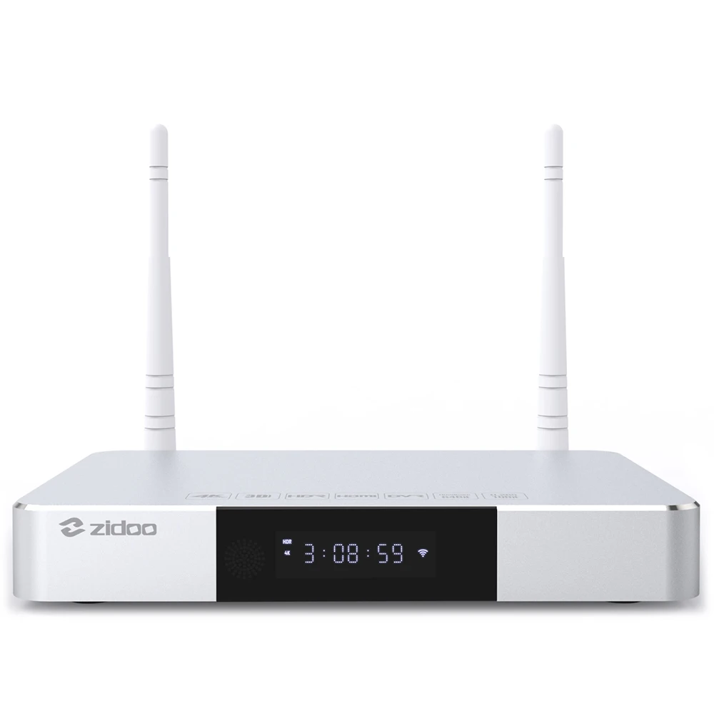 

Zidoo Z9S 4K TV Box Media Player Realtek RTD1296DD CPU 2GB 16GB 1000Mbps BT4.1 HDR Android 7.1 USB3.0 10Bit Set Top Box