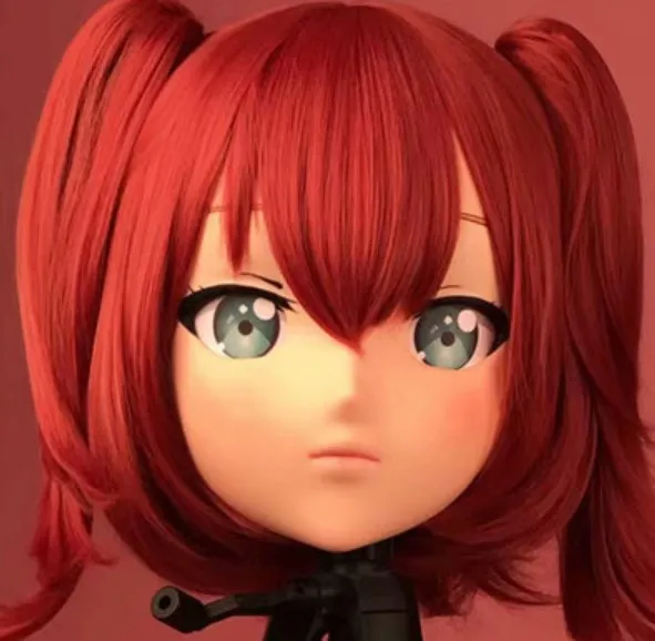 

(KIG71)Female/Girl 3/4 Head Kigurumi Crossdress Cosplay Japanese Anime Role Ruby Kurosawa Lolita Mask Crossdresser Doll