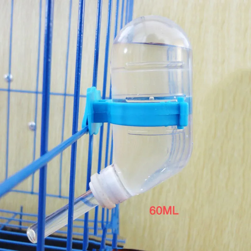 3 Sizes Plastic Hanging Pet Water Bottle Dispenser Feeder Pet Drinker Hamster 