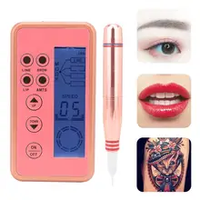 New Charmant 3 LCD Digital Tattoo Machine Semi Permanent Makeup Machines Eyebrow Lip Eyeliner Tattoo Gun Microblading Pen Supply