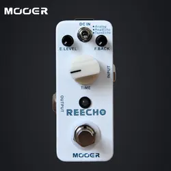 MOOER отражать эхо Digital Delay педаль полный металлический корпус 3 Режимы гитары педаль эффектов