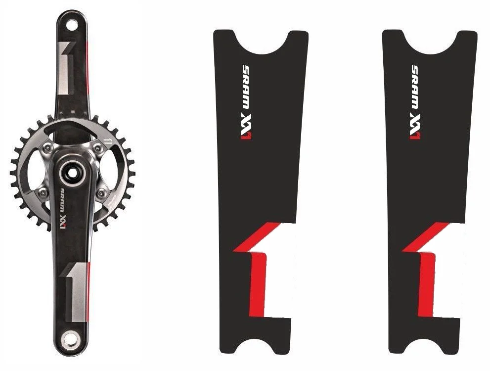 Горный велосипед SRAM XX1 кривошипный рычаг защитные наклейки Гонки Велоспорт