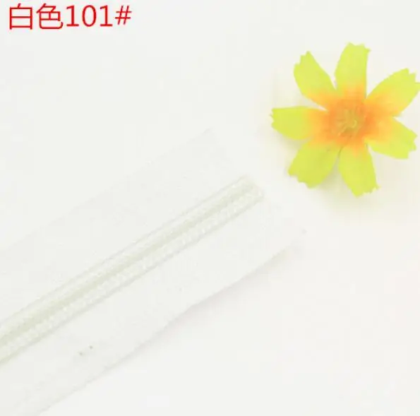 Durable Nylon Coil Zippers with Silver Sliders