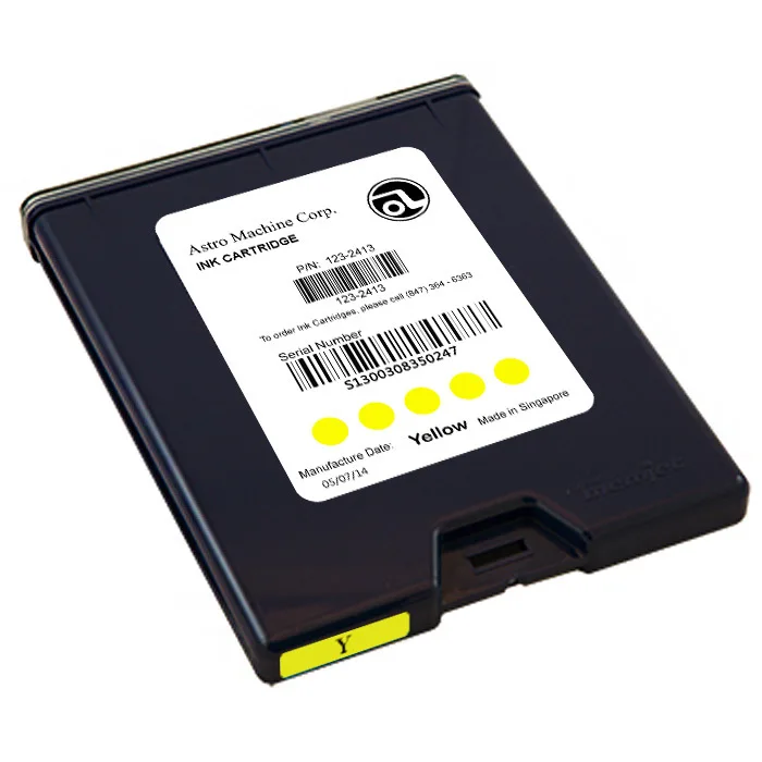 Memjet Ink Tank for Astro M1C M1 InkJet Printer , Astro Key, 250ml Ink Cartridge, 1 pcs (Yellow