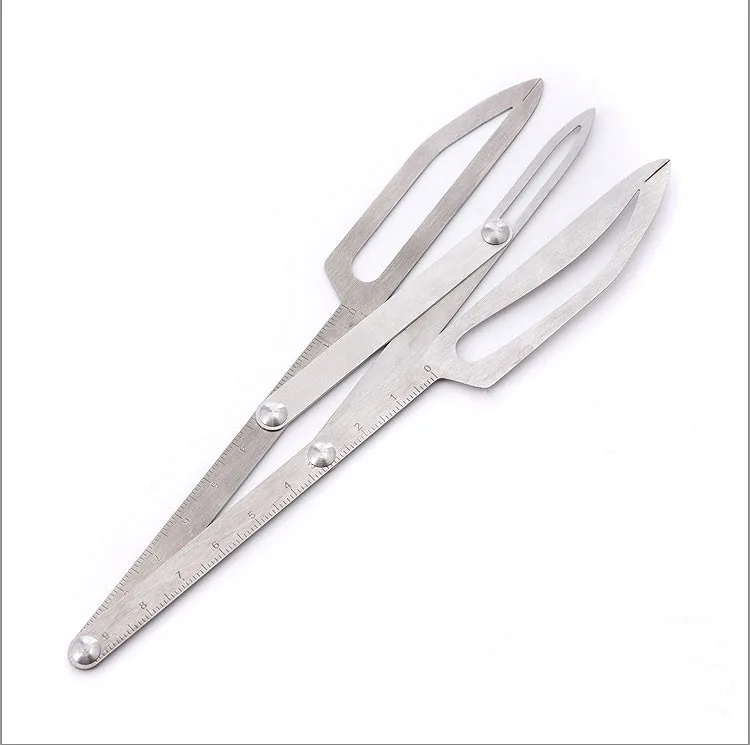 

1PCS Golden Ratio Measure Microblading Stainless Steel Ruler Permanent Makeup Eyebrow Tattoo Design Calipers Stencil Free Ship