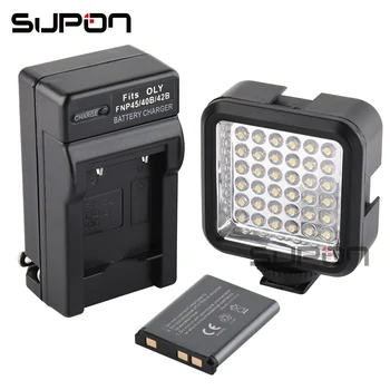 

Supon Mini LED Light Flash Speedlite with Li-ion battery and charger 5500~6500K photography lighting for Camera Camcorder