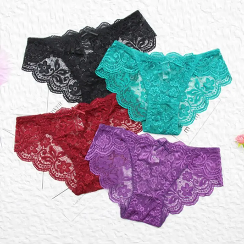 

Solid Colors Underwear Women Panties New Sale Lace Panties Fashion Pretty Briefs Waist Panties for Women Panties