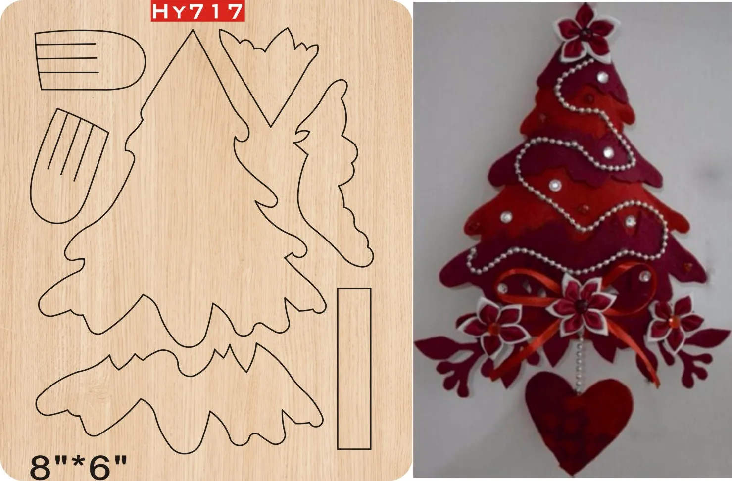 

Christmas tree ornaments cutting dies new dies for 2019 die cut wooden dies