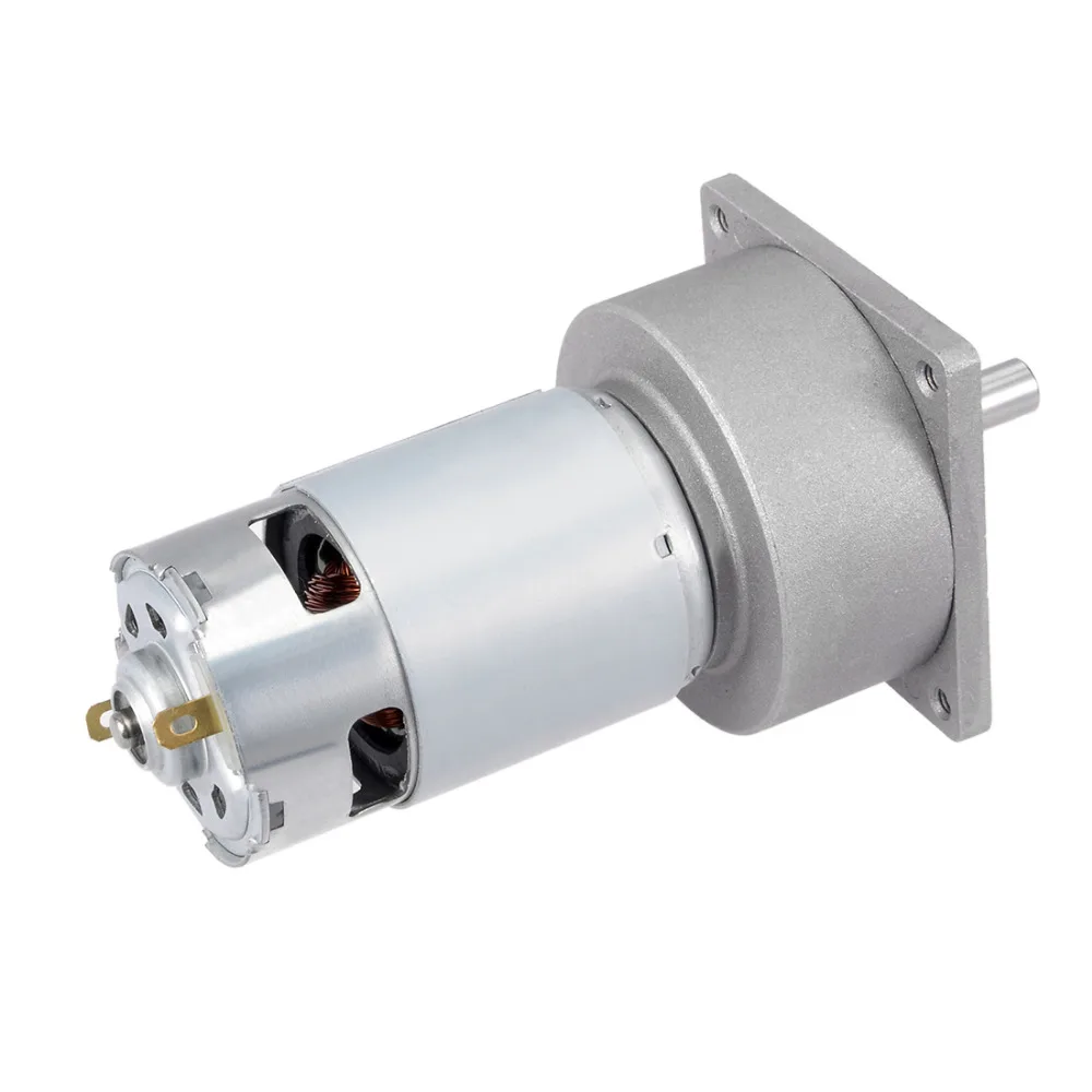 

UXCELL High Quality ZGA60FM DC 24V 150 RPM Gear Motor High Torque Electric Reduction Gearbox Centric Output Shaft