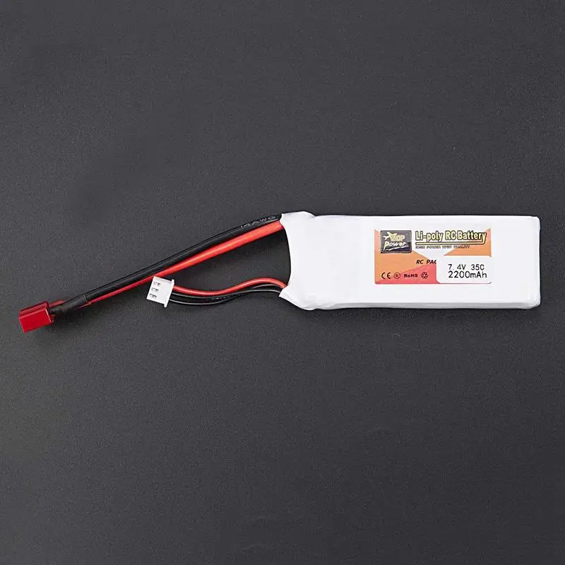 FFYY-ZOP power 7,4 V Zop power 7,4 V 2200 Mah 2 S 35C Lipo battery T Plug