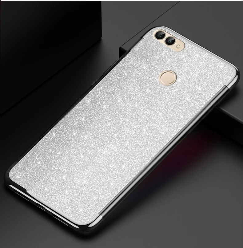 Чехол для Huawei Y9 2018 цветной Блестящий Мягкий чехол Y 9 2018|Бамперы| |