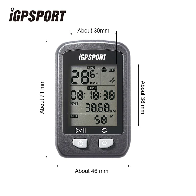 IGPSPORT GPS الكمبيوتر للماء IPX6 اللاسلكية عداد السرعة دراجة ساعة توقيت رقمية السرعة للدراجات الدراجة الرياضية الكمبيوتر