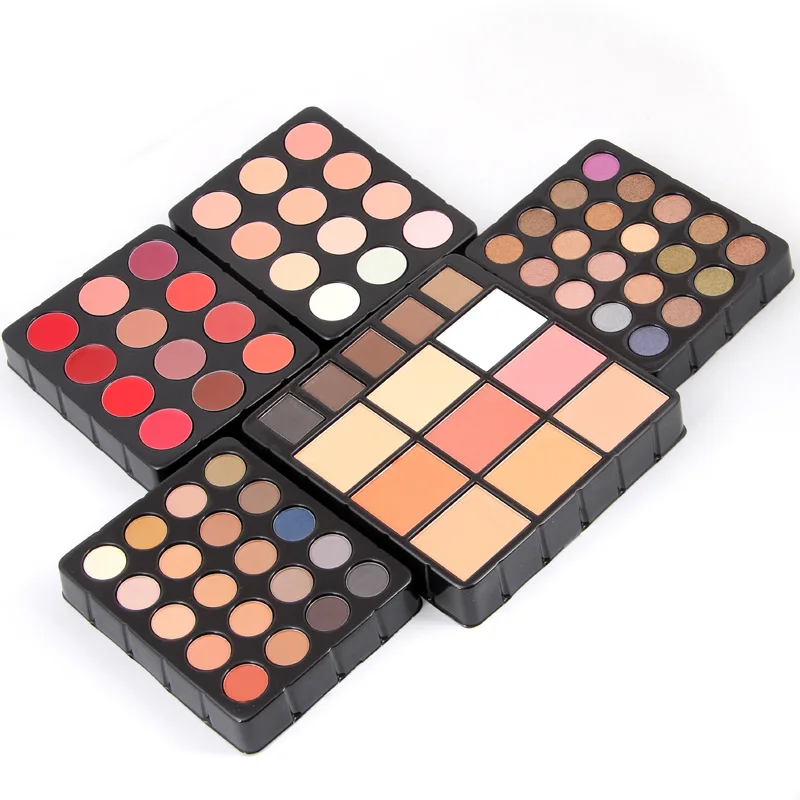 MISS ROSES Professional Makeup Set Aluminum Box With Eyeshadow Blush