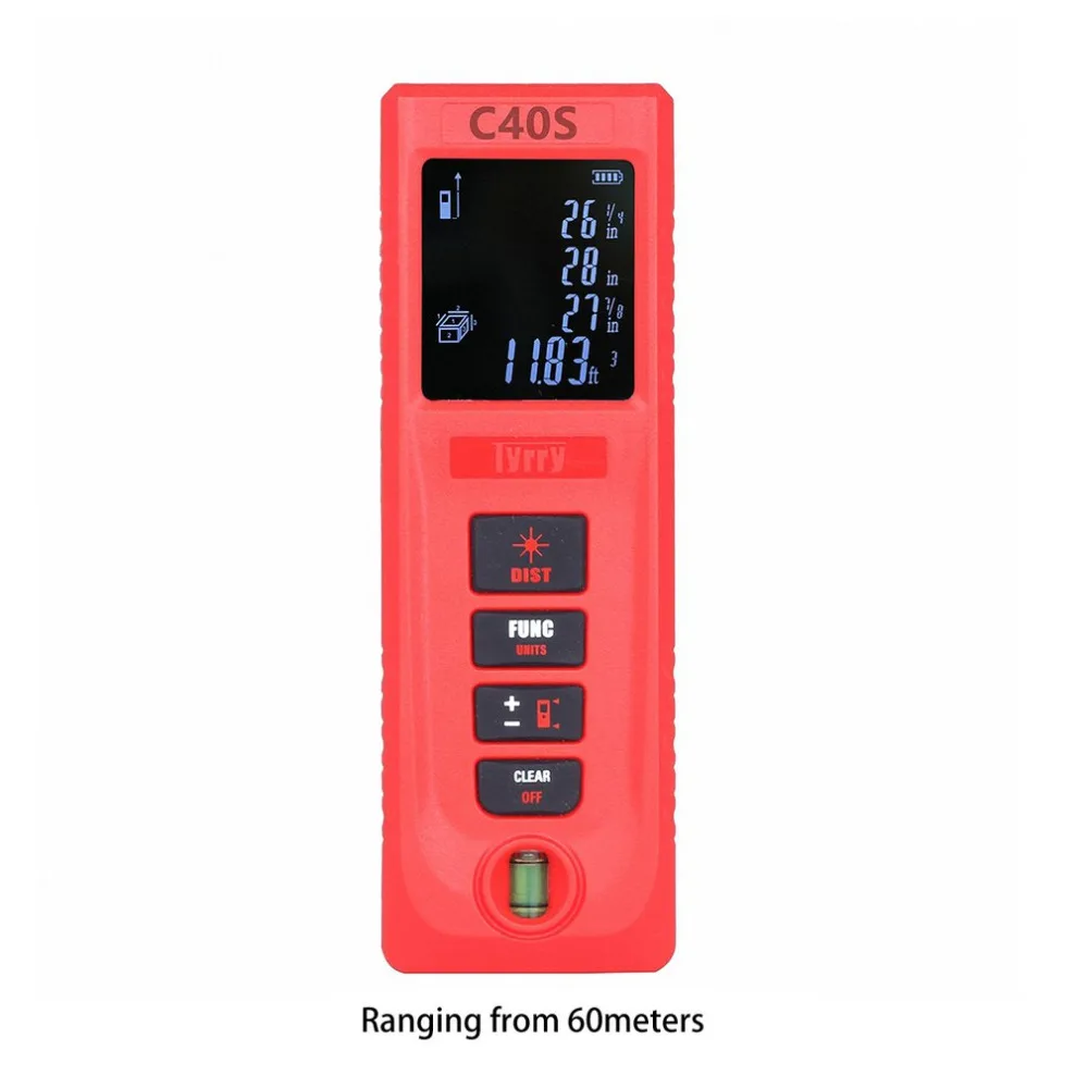 40M/60M Portable Size Handheld Digital Laser Distance