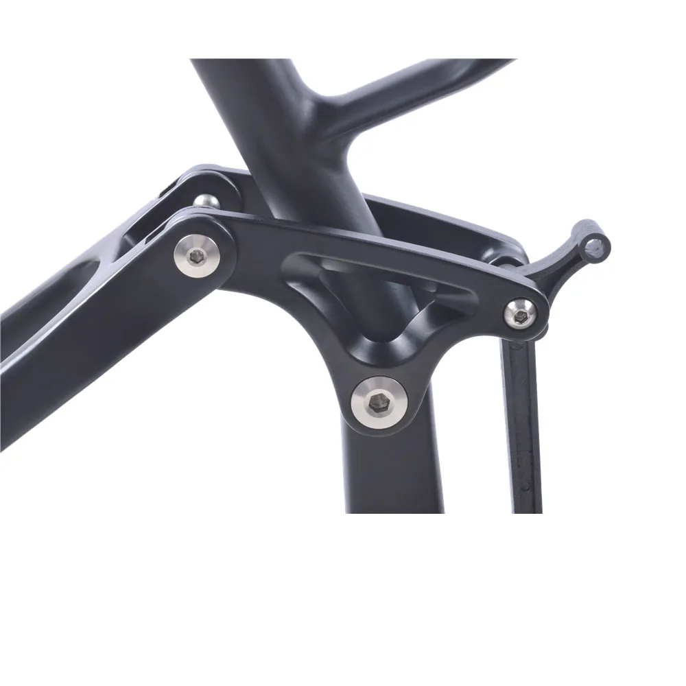 Discount Carbon Mtb Frame 29er/27.5er Plus DH Mountain Bike Frame Full Suspension Disc MTB Carbon Boost Twinloc Frameset 5