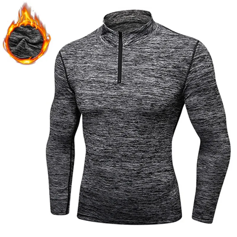 Men's Fleece Long Sleeve T-shirts (5)