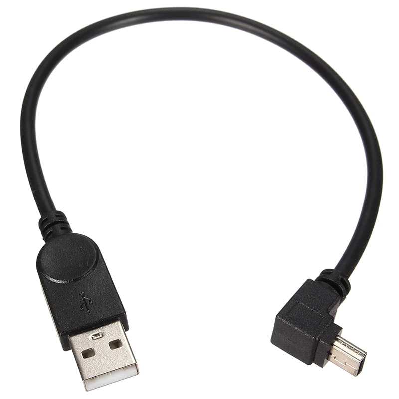 Black USB2.0 Type A to mini USB B male cable 5pin 480Mbps data cable for mobile phone GPS DVR digital camera MP3 MP4 etc