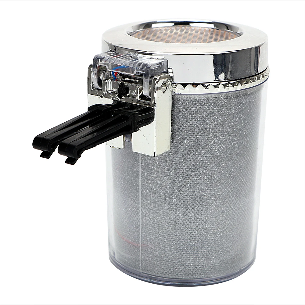 YOSOLO портативный сигарный пепельница контейнер для мусора чашка для хранения автомобиля Стайлинг Аксессуары для интерьера автомобильная пепельница со светодиодной подсветкой цилиндр для дыма