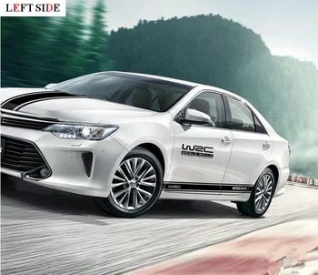 

LEFT SIDE Car Stickers Black Stripe For both sides roof hood tailstock Sticker Car-styling Vinyl Personality Waterproof Stickers