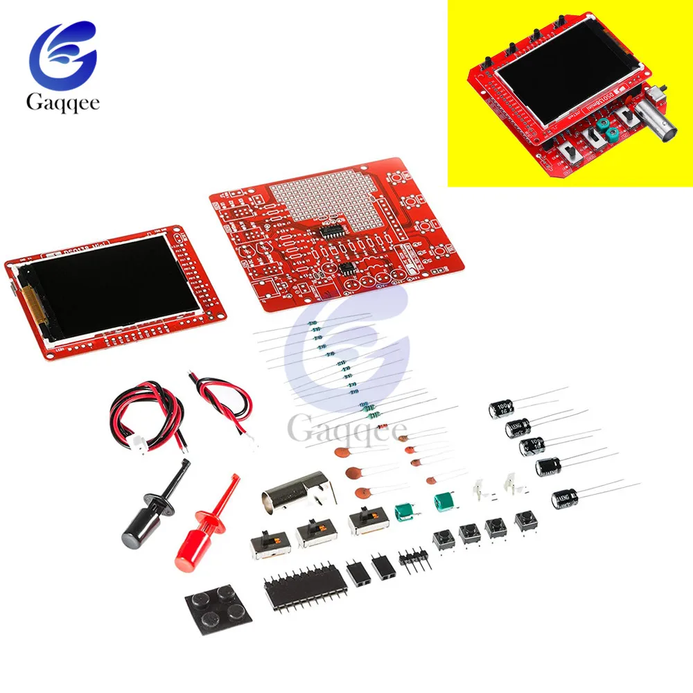 

Portable Oscilloscope DSO138 Mini 13805K 200KHz DC 3.5V-6V Digital Oscilloscope Upgraded Version DSO138 Oscilloscope DIY Kit