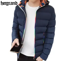 Hee Grand/модные мужские зимние пальто брендовая одежда мужская куртка с капюшоном и пальто человек большой Размеры Куртки Для мужчин Пальто