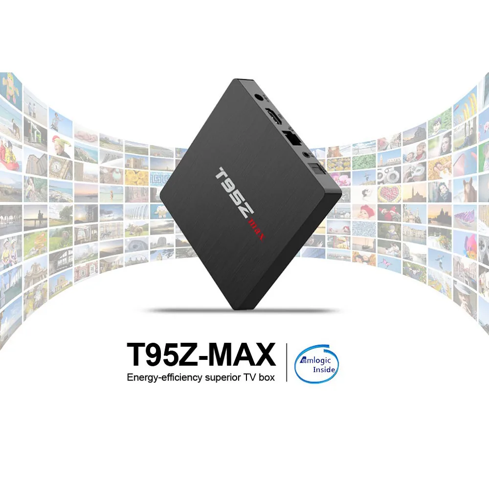 Оригинальный T95Z Max Smart Android 7 1 Декодер каналов кабельного телевидения 2 ГБ/3 Гб